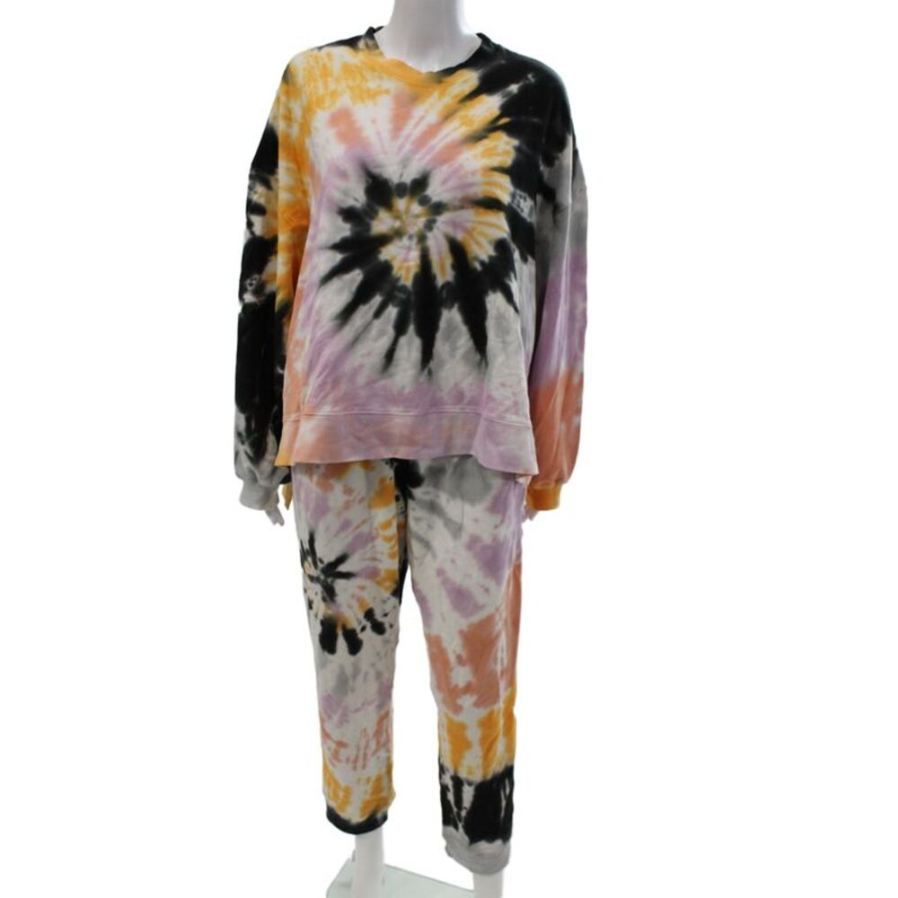 Electric & Rose Unisex Pullover Sweatshirt Set Black Size M